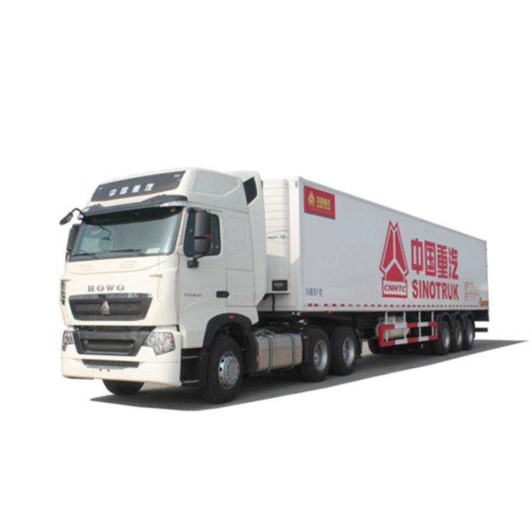 three axle refrigerated semi trailer